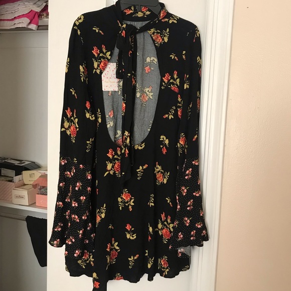 Free People Tate Floral Printed Tunic Dress - Picture 8 of 10